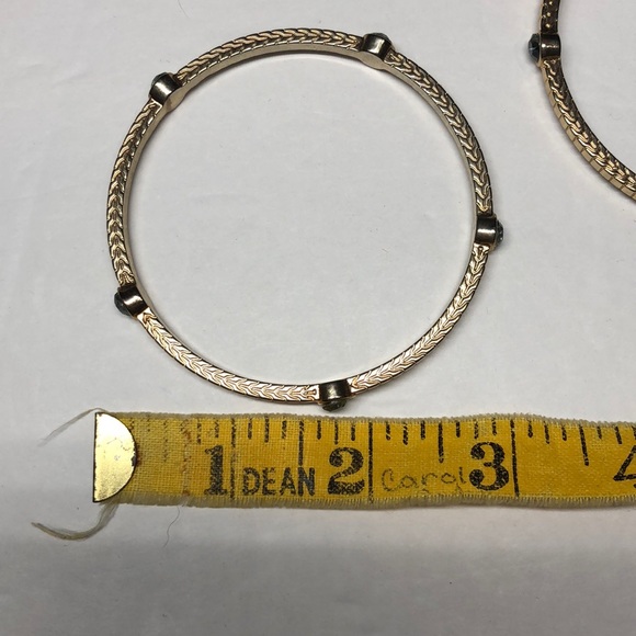 Set of five gold bracelets - Picture 4 of 4